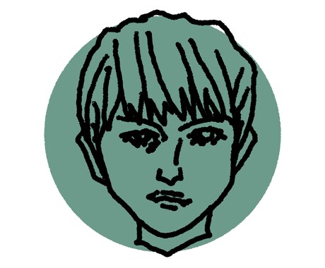 商用利用可！手書き感独特の首から上の似顔絵描きます SNSアイコン・スタッフ紹介などにこんな似顔絵いかがですか？ イメージ2
