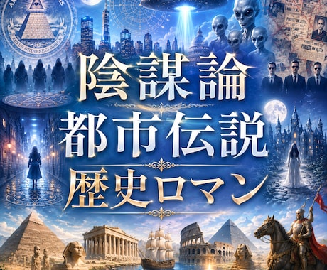 陰謀論?都市伝説?歴史ロマンのお話しお聴きします 否定ゼロで共感✨周りに言えない不思議な話を語り尽くそう♪ イメージ1