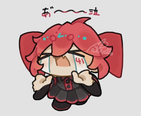 かわいいデフォルメイラストを描きます 可愛いイラストが欲しい人向け！要素数個でキャラも作れる！ イメージ2