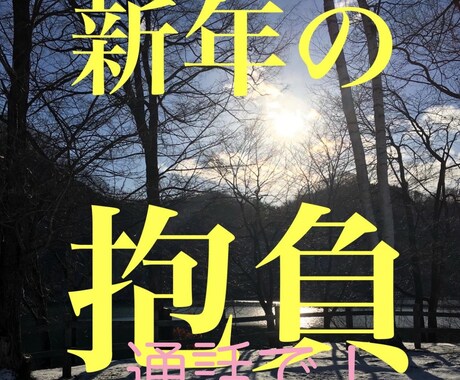 通話30分枠で!真の抱負とNG抱負をお授けします 魂にフィット!本当に相応しい「真・新年の目標」を知りたい方へ イメージ1