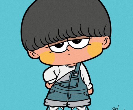 ポップで可愛い人物・動物のイラスト描きます アイコン・グッズなど用途に応じたイラスト作成 イメージ2