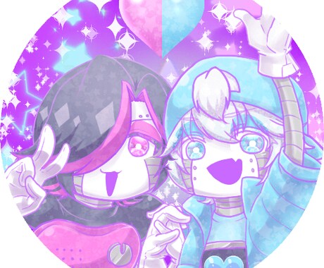アイコン・ヘッダー描きます X(旧Twitter)、インスタグラム、Tiktokなど イメージ2
