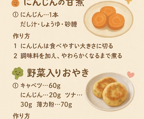 ママ必見！【非対面】偏食・食べムラ相談受けます 保育園栄養士歴10年・2児ママが「できることから」サポート！ イメージ2