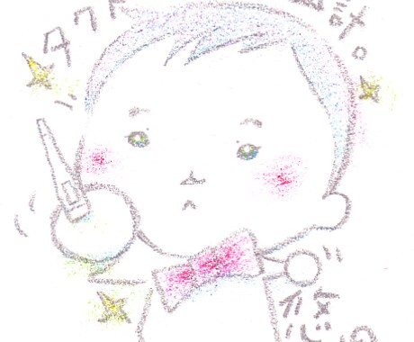 お子様の成長の記録に、「まんが似顔絵」お描きします。 イメージ2