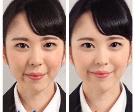 顔写真ナチュラルに盛れます 【プロフィール・SNS用の写真、綺麗に盛りたい人】 イメージ1