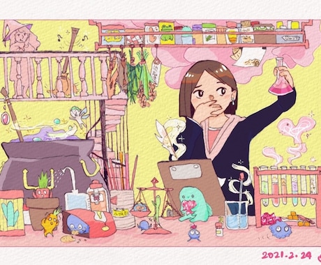 かわいいイラスト作成します ゆるふわで優しい世界観をあなたにお届け♪ イメージ2