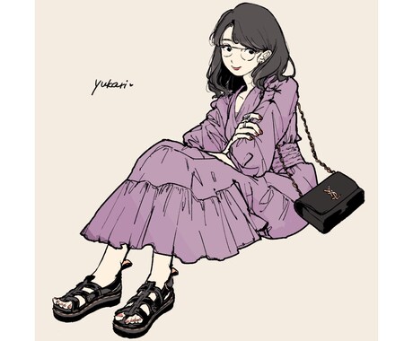 お洒落な似顔絵/キャラクターイラストを描きます 似顔絵や二次元のキャラクター、三次元のアイドルなど イメージ2