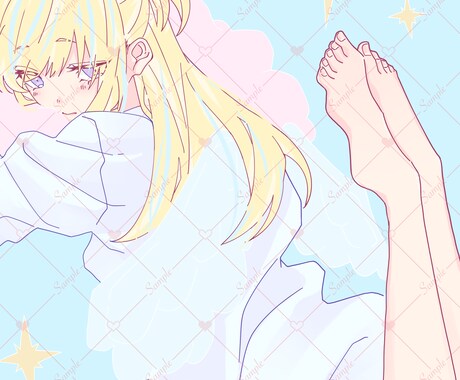 ポップで可愛いイラスト描きます ぱっと目を引く色味を求めているあなたへ イメージ2