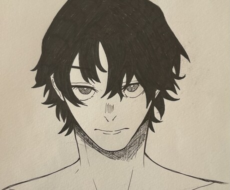 男性キャラが好きな方へ提供します とても顔の良いオリジナルキャラを描いています。 イメージ2