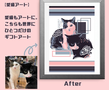 世界にひとつのポップアートを描きます 大切な人へのギフトにぴったりの似顔絵アートです。 イメージ2