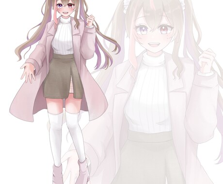きゅるきゅるなかわいいイラスト制作します 男の子も女の子もお描きできます！ミニキャラ得意です！ イメージ2