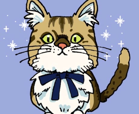わんちゃん猫ちゃんかわいくお描きします SNSのアイコンにオススメ♡ペットちゃんを似顔絵にします♪ イメージ2