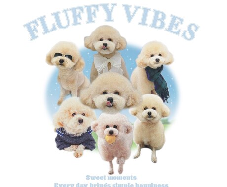 オリジナルデザイン作成いたします 大切なペットや人物のオリジナルデザインを作成いたします イメージ2