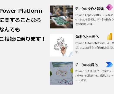 Power Automateご相談を承ります Power Platformエキスパートにお気軽にご相談を イメージ1