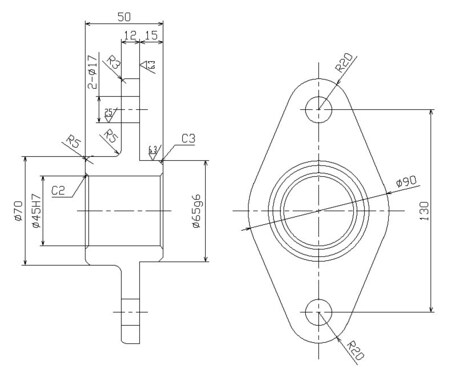 手書き図面を2D-CAD,3D-CAD化します 手書き図面やスケッチ図面をデータ化しませんか？ イメージ1