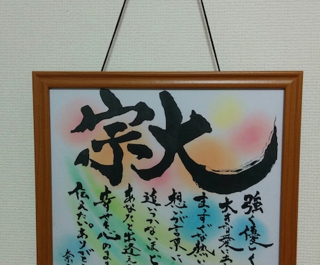 大切な方お世話になった方へ色紙にメッセージイラスト描きます。 イメージ1