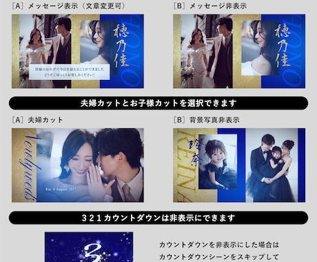 大河ドラマのような和に特化したオープニング作ります グレイテストショーで作成可能！2タイプのデザインから選べます イメージ2