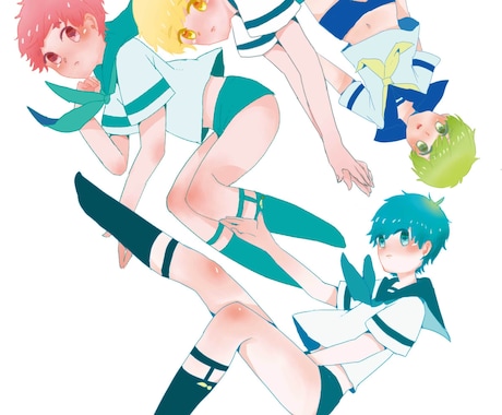 twitterなどのアイコンを作製します 貴方の好きな色、好きなイメージで作成いたします!! イメージ1