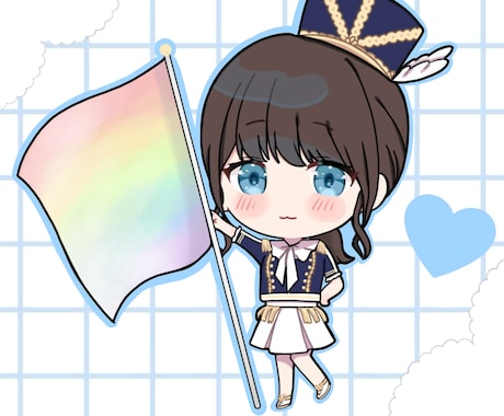 商用利用込み!かわいいミニキャライラストを描きます SNS等のアイコン・グッズ制作などにぜひ！ イメージ2