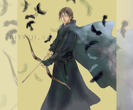 物語の挿絵のように印象的な1枚をお描きします イメージ1
