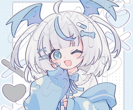 可愛いイラストを制作いたします 一枚絵、アイコン、ちびキャラなどなんでも商用可能♪ イメージ2