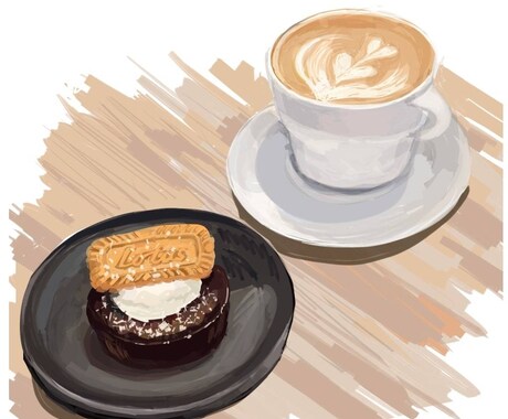 料理の写真を魅力的にイラストにします 写真よりも美味しそうな、温かみのあるデジタルイラストにします イメージ2