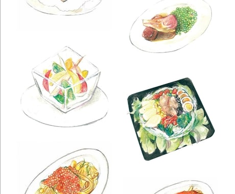 食べ物のイラスト描きます POPやメニューのイラスト描きます★ イメージ1