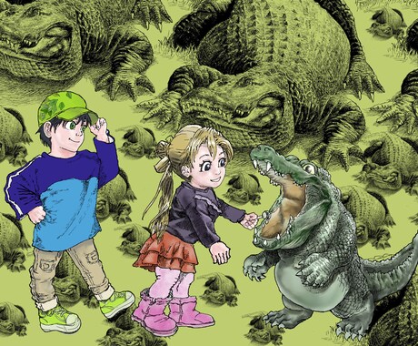 ご希望のイラストを製作致します 漫画・アニメ系イラスト,ペン画による動物や風景等のリアル画 イメージ2