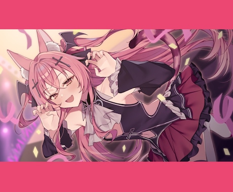 商用利用可能のイラストを制作します キラキラかわいく目を引くイラストをお届けします！ イメージ2