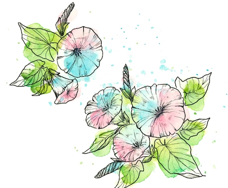 誕生花やお好きなお花の絵を描きます あなたに、大切な誰かに、世界に一枚だけの特別なお花を。 イメージ1