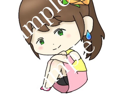 ほわほわミニキャラお描きします あなたのイメージするミニキャラ教えてください☆ イメージ2