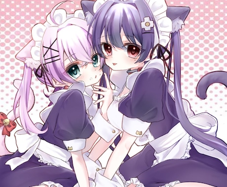 可愛いSNSアイコンイラスト描きますます 可愛いイラスト書きます！ゆるふわから病み系まで！ イメージ2