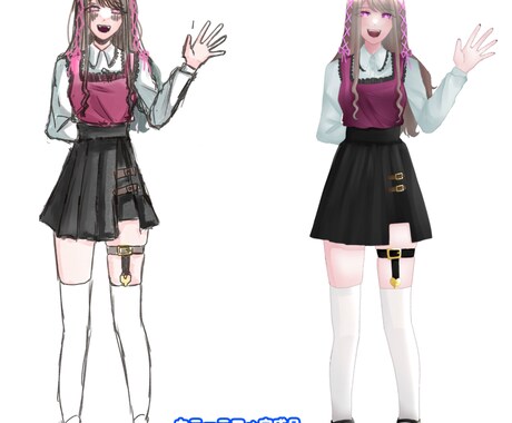 オリジナルイラスト作成します アイコンから立ち絵まで描かせていただきます イメージ2