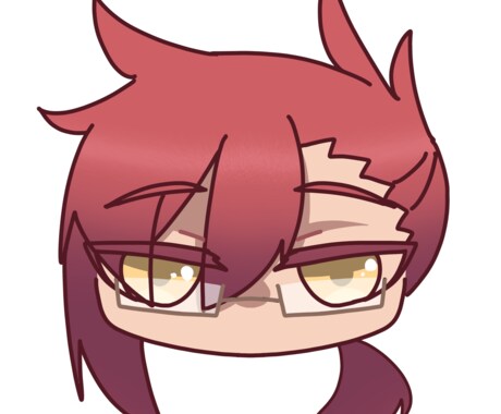 ミニキャラまんじゅうイラスト作成ます ミニキャラの顔だけのアイコンを描きます イメージ2