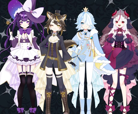 可愛いLive2Dモデル制作します キャラデザからモデリングまでおまかせください！ イメージ2