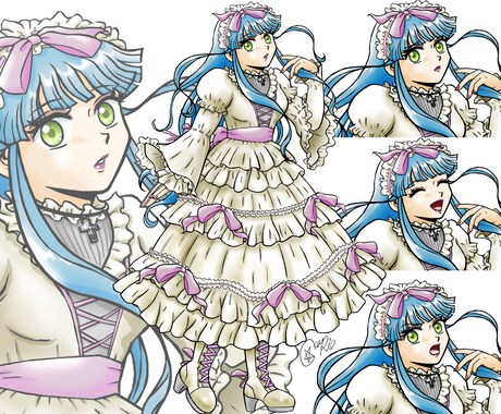 立ち絵を描きます あなただけのオリジナルキャラクターを使いませんか？ イメージ2