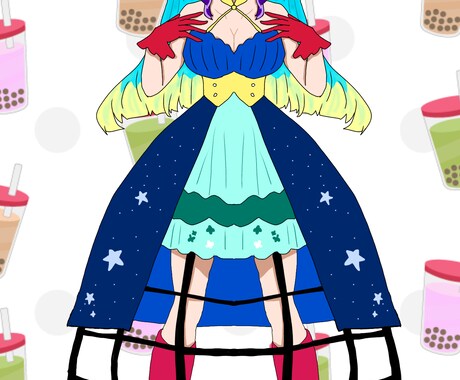 立ち絵やヘッダー、アイコン描きます 立ち絵、アイコン、ヘッダー、名前ロゴミニキャラなどのイラスト イメージ2