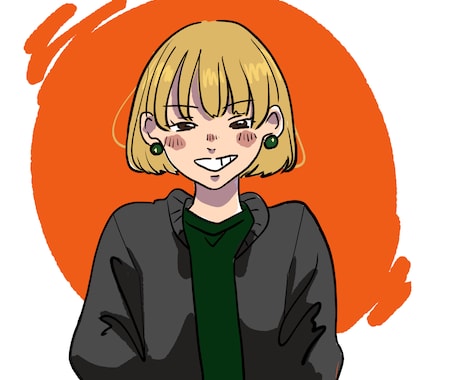 SNSアイコン用イラスト描きます シンプルでやわらかい人物画をお求めの方に イメージ1