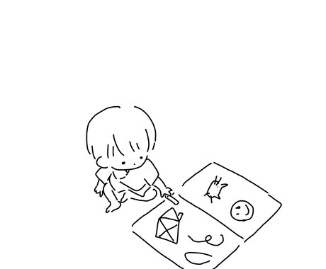 ゆる〜〜〜い似顔絵お描きします 即日納品♪♪ゆるゆるのシンプル似顔絵をお描きします♪♪ イメージ2