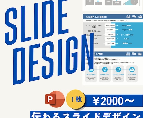 既存資料から伝わるPowerPoint作成します 企画・提案経験を活かし、情報の優先順位から見やすく整えます イメージ1