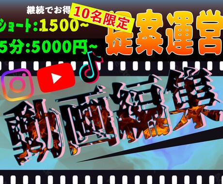 魅力的な動画編集でチャンネル登録者増やします 自身のチャンネル収益化実績！一緒に視聴者を増やしましょう！ イメージ1