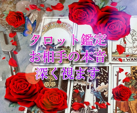 お相手の深い本音を精細に視ます ☆複雑な恋も。時には心理テクニック交えボリューム鑑定します イメージ1