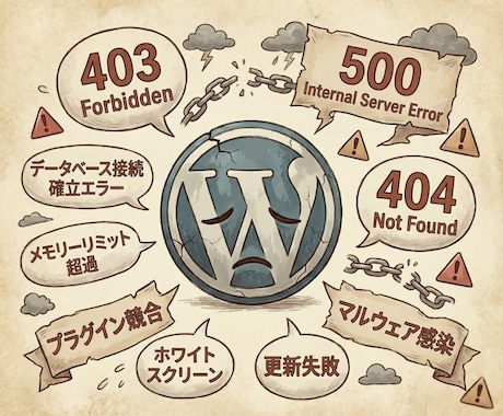 WordPressの「エラー」即日対応します バックエンドエンジニアがWordPressを迅速に復旧します イメージ2