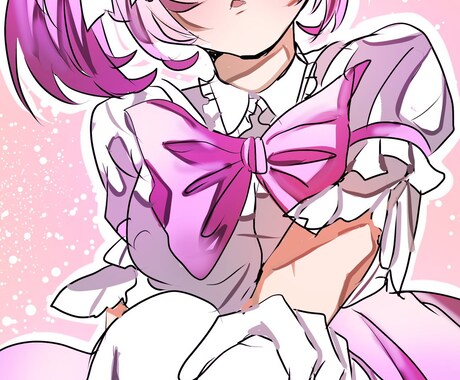 可愛い女の子描きます あなただけの可愛い女の子のアイコンいかがですか イメージ1