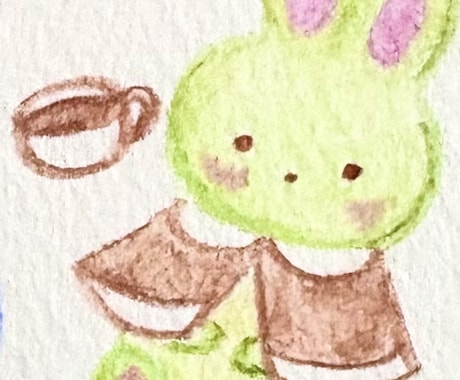 水彩タッチの動物の絵を描きます 癒し系の水彩タッチの動物のイラストを描きます イメージ2