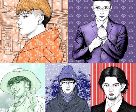 SNS全般に使えるアイコン用イラストお描きします あなたの好きなイメージに合わせたオリジナルイラスト作成します イメージ2