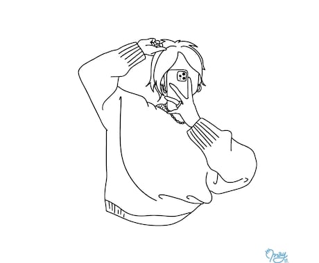 写真をもとにシンプルなイラスト描きます 用途にあわせて作成します！アイコンやプレゼントにも☺︎ イメージ2