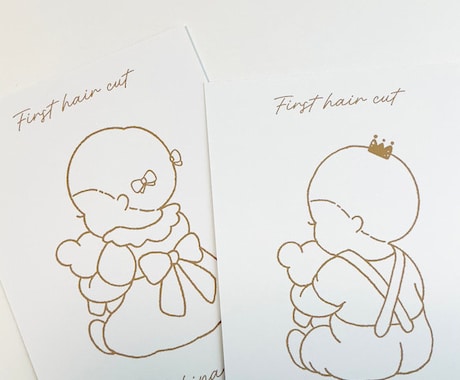 ファーストヘアカットアートを作成します ~はじめての髪を、上品に残します✧ イメージ2