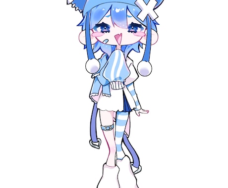 頭身高めデフォルメ描きます サブカルな絵柄で他とは違う雰囲気をお届けします。 イメージ2