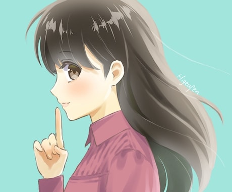 プロのイラストレーターがイラストをお描きします 【個人の商用可】SNSやブログのアイコン、プレゼントなどに☆ イメージ2